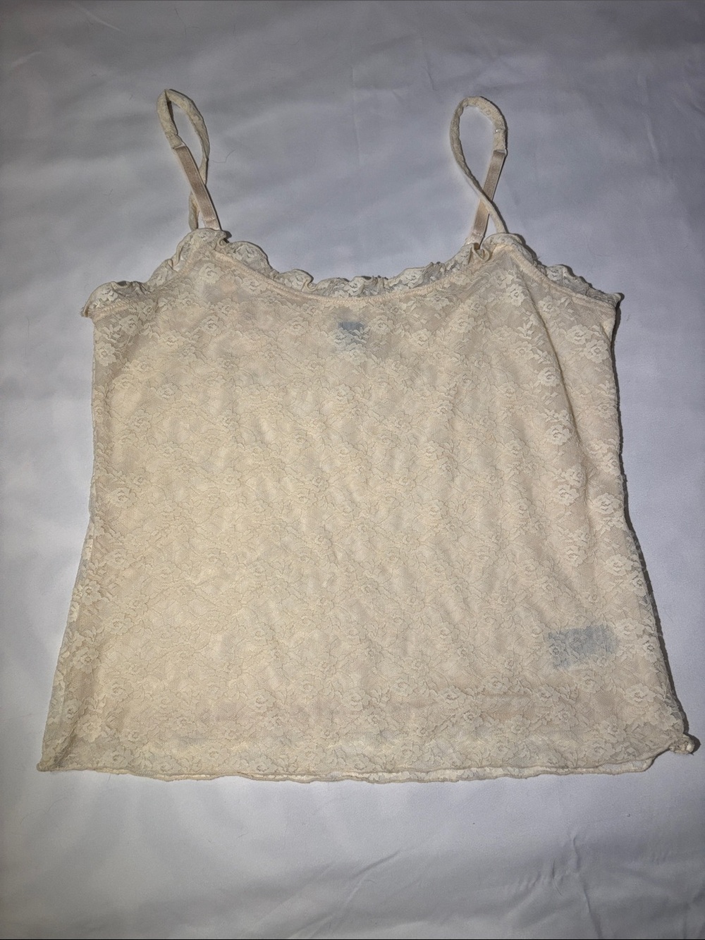 Old Navy Lace Trim Camisole - Cream